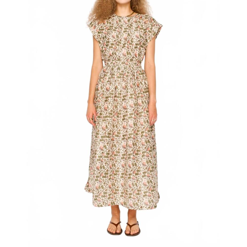 NEW MIRTH merida dress in pink cowrie